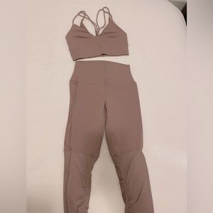 Light purple mauve like color alo yoga set
